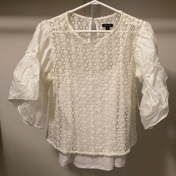 Stella&dot Gertie Top.  White.  S. - Picture 2 of 4